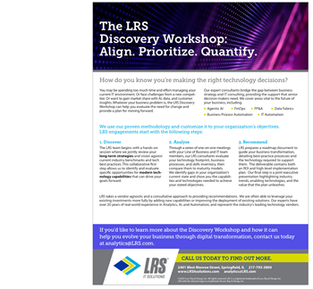 LRS IT Solutions Discovery Workshop PDF (image)